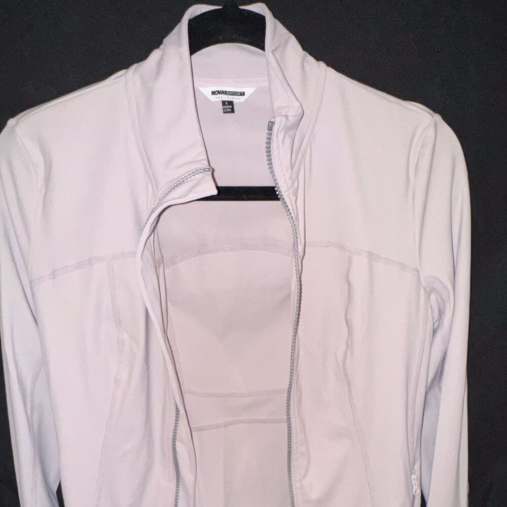 Dusty Mauve Pink Define Zip Up